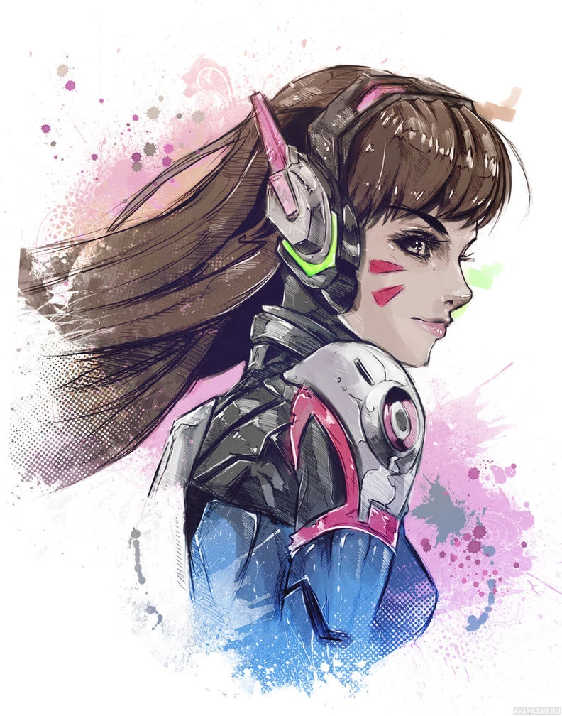 Сущность D.Va, увиденная художественными глазами