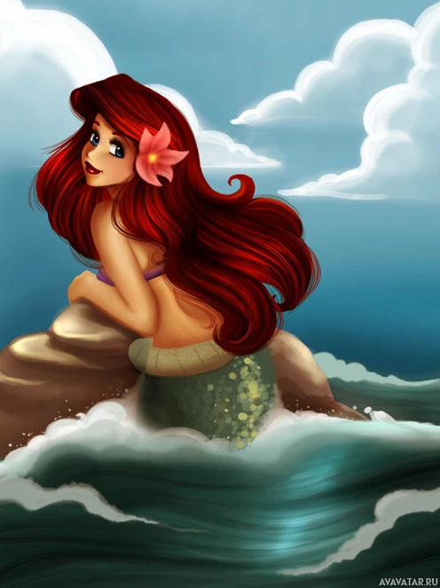 Персонаж мультфильма The Little Mermaid