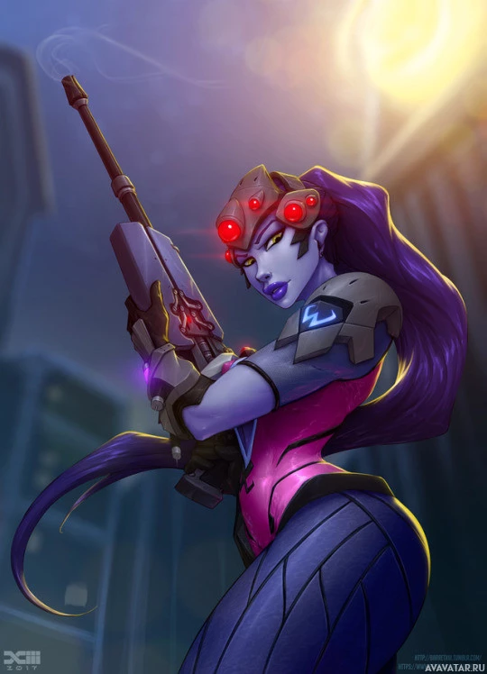 Widowmaker Overwatch в стильной позе