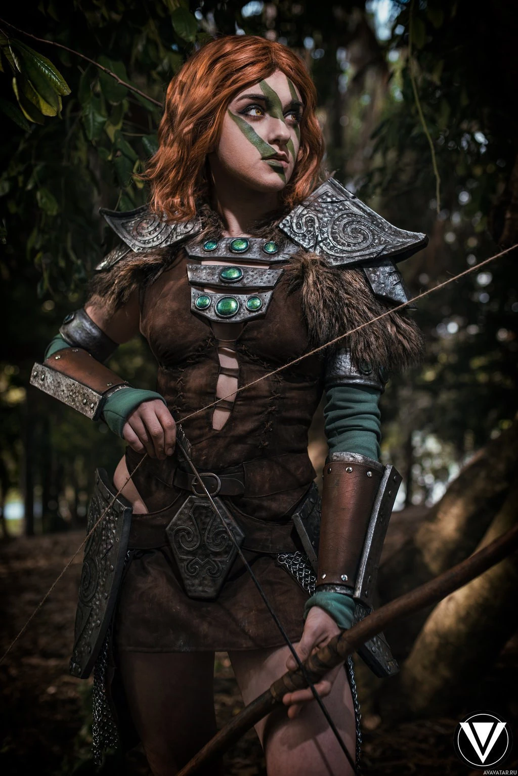 Aela the Huntress в фантастическом костюме