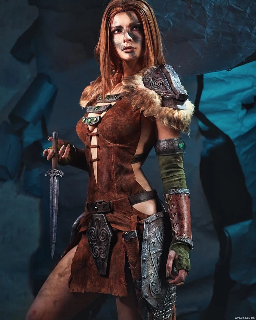 Герой The Elder Scrolls Aela The Huntress в косплее