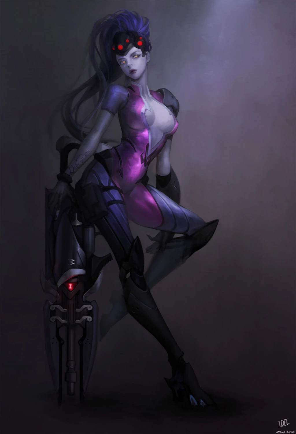 Элегантный и смертоносный дизайн Widowmaker