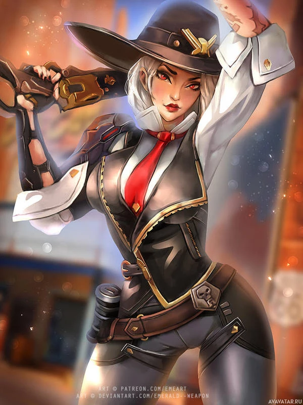 Уникальный дизайн Ashe в Overwatch