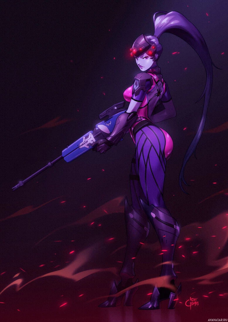 Иллюстрация персонажа Overwatch Widowmaker