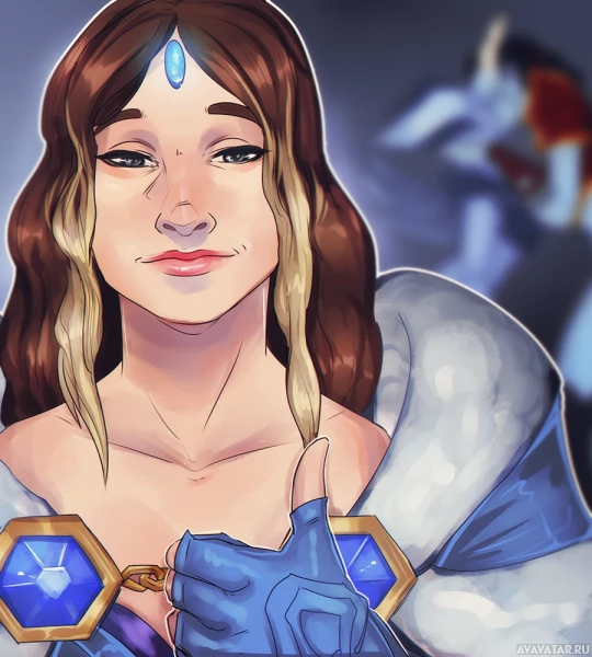 Картинка Crystal Maiden из Dota 2