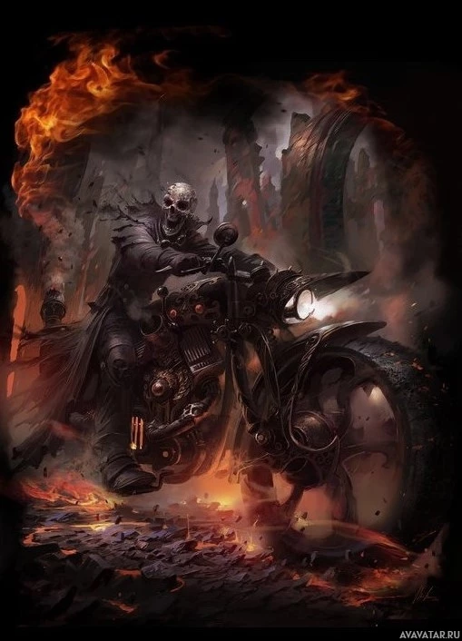 Фантастический Иллюстрация Ghost Rider