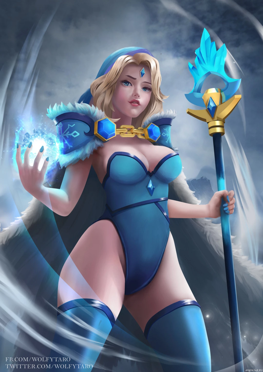 Обложка Dota 2 Crystal Maiden