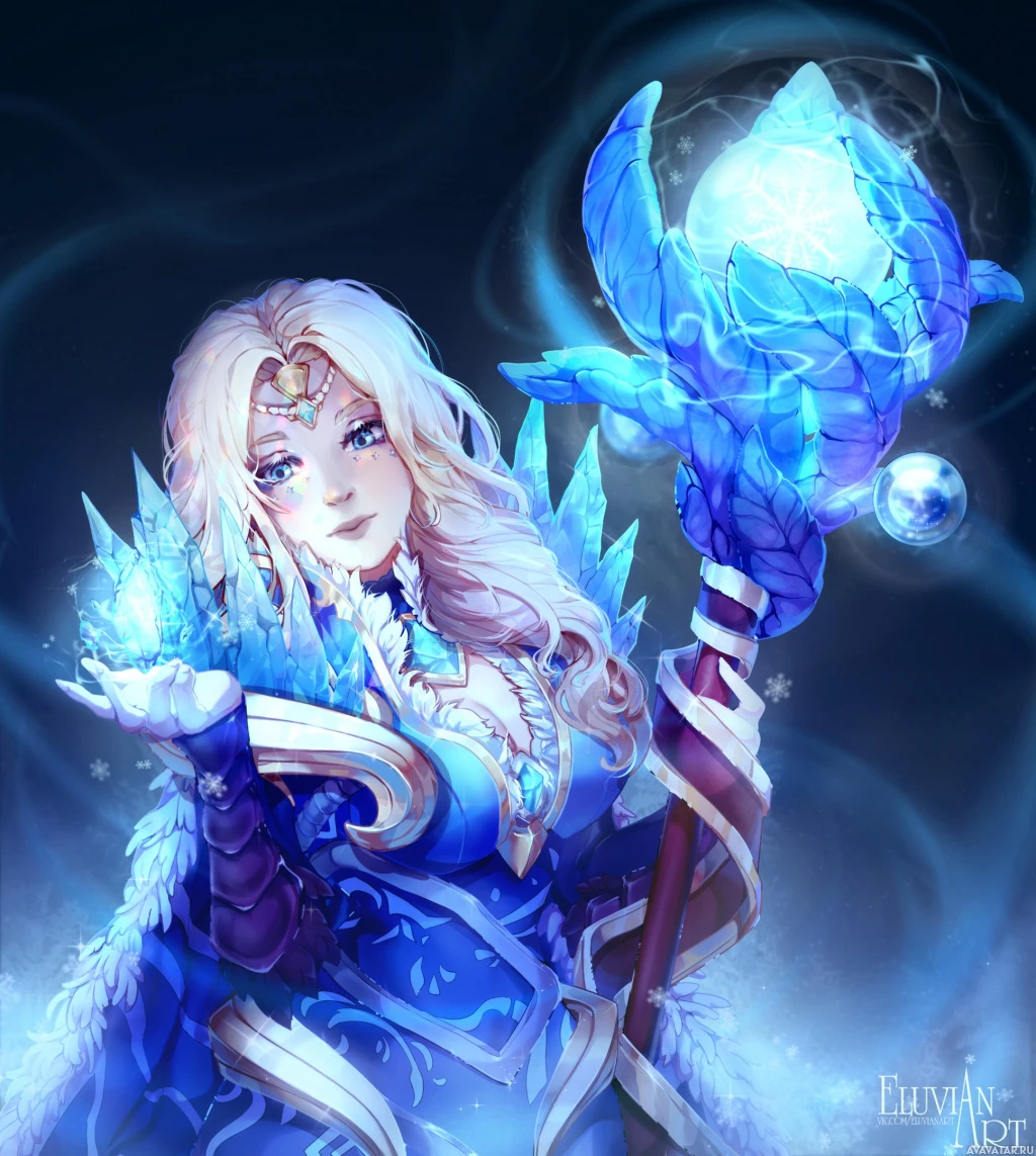 Очаровательная Crystal Maiden