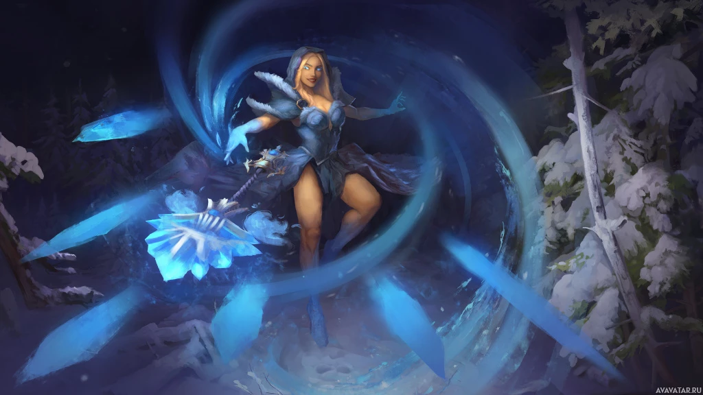 Хрустальная дева Dota 2 Crystal Maiden