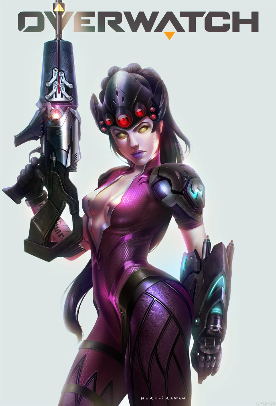 Widowmaker, печально известный снайпер Overwatch