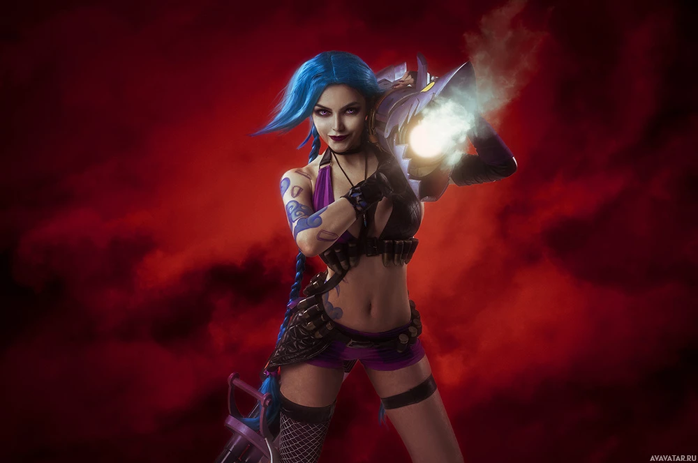 Дизайн персонажей Jinx ожил благодаря косплею