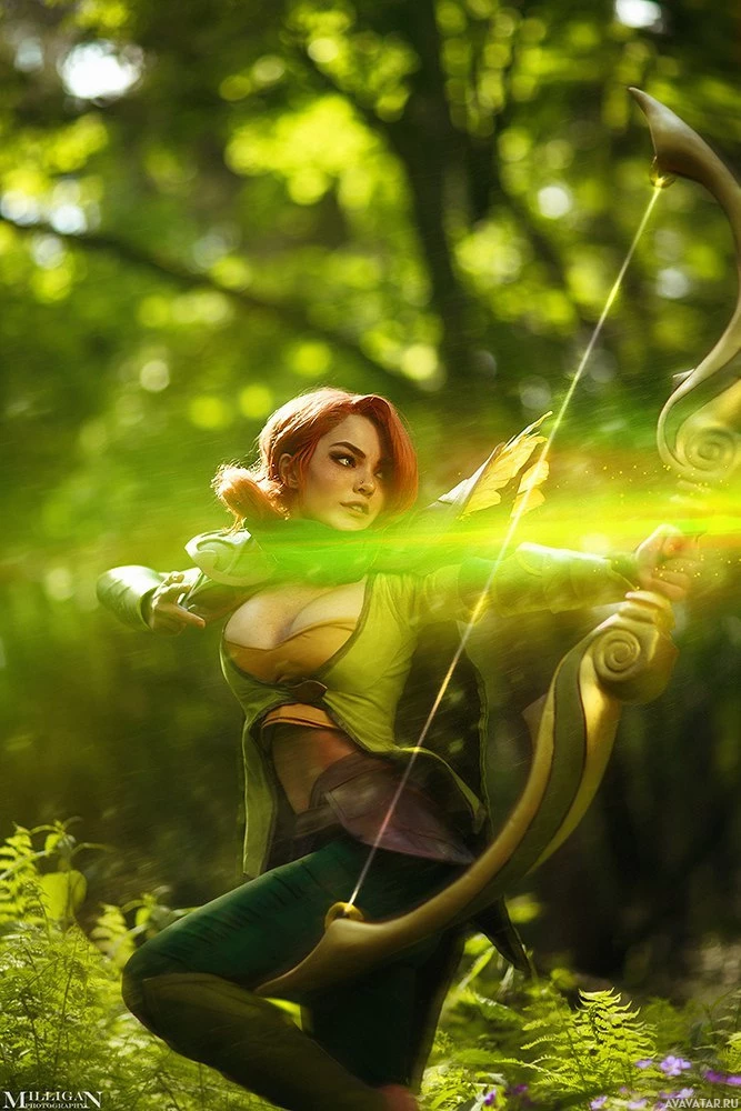 Косплей Windranger из Dota 2