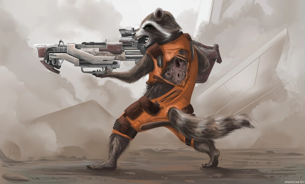 Научно-фантастическая сага Rocket Raccoon