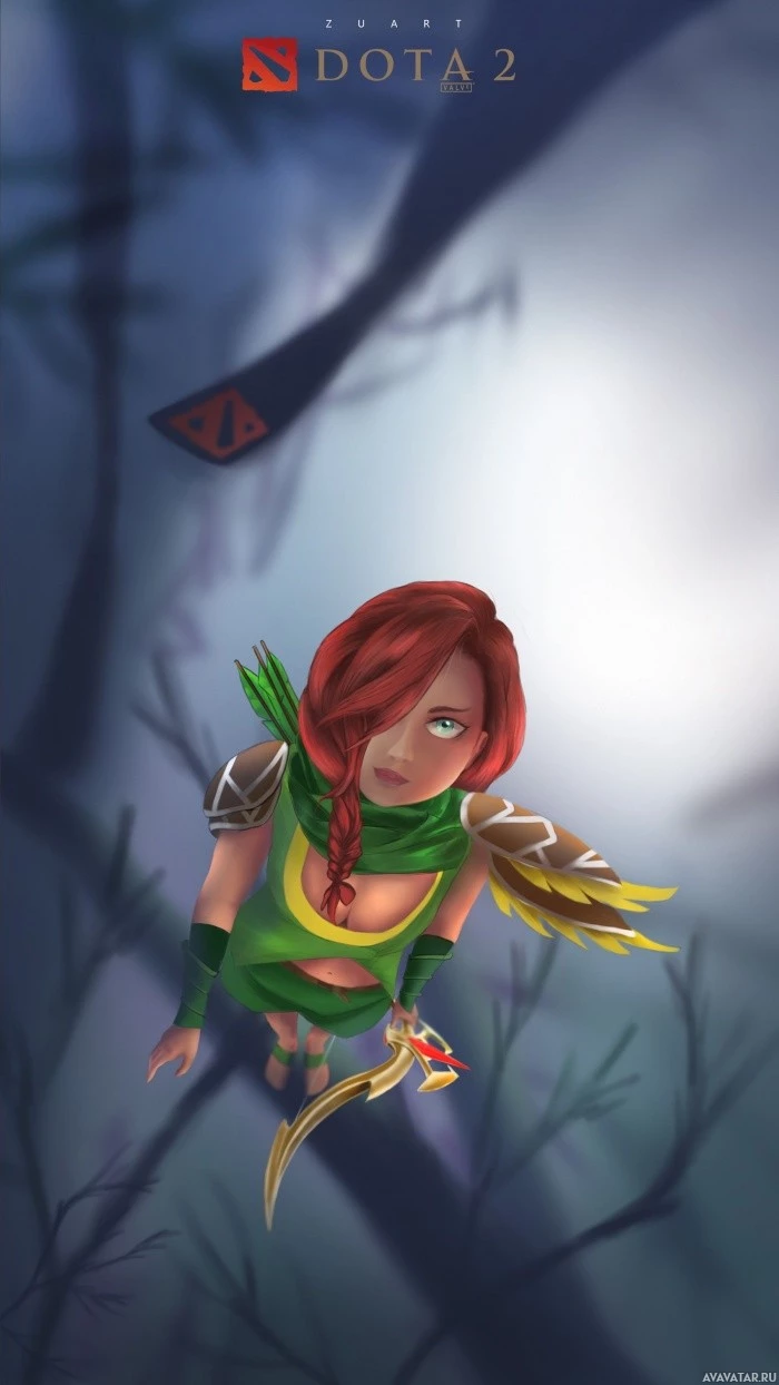 Windranger, персонаж в видеоигре Dota 2