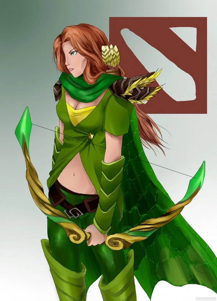 Концепт косплея Dota 2 для Windranger