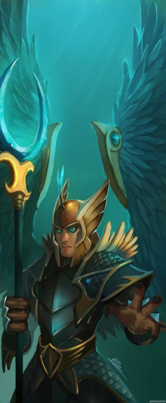 Дизайн фэнтезийной брони для Skywrath Mage в Dota 2