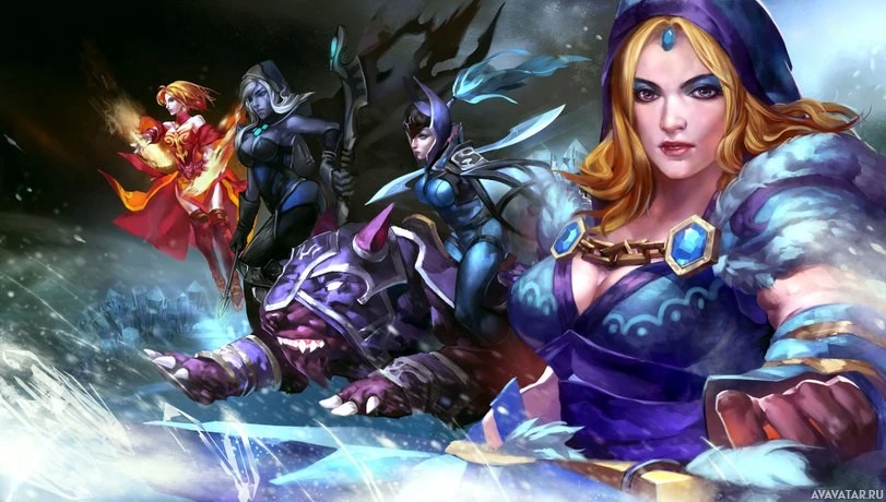 В морозном царстве Dota 2 Crystal Maiden царствует