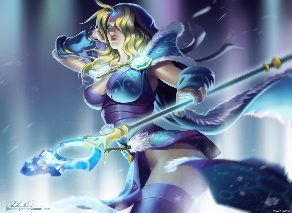 Иллюстрация костюма Crystal Maiden