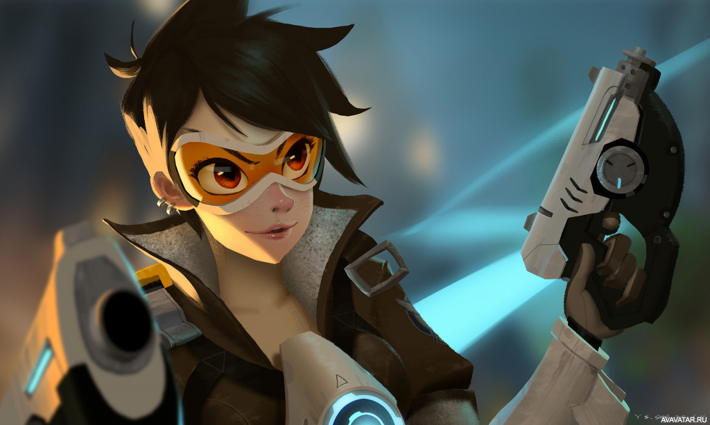 Дизайн персонажей Overwatch Tracer