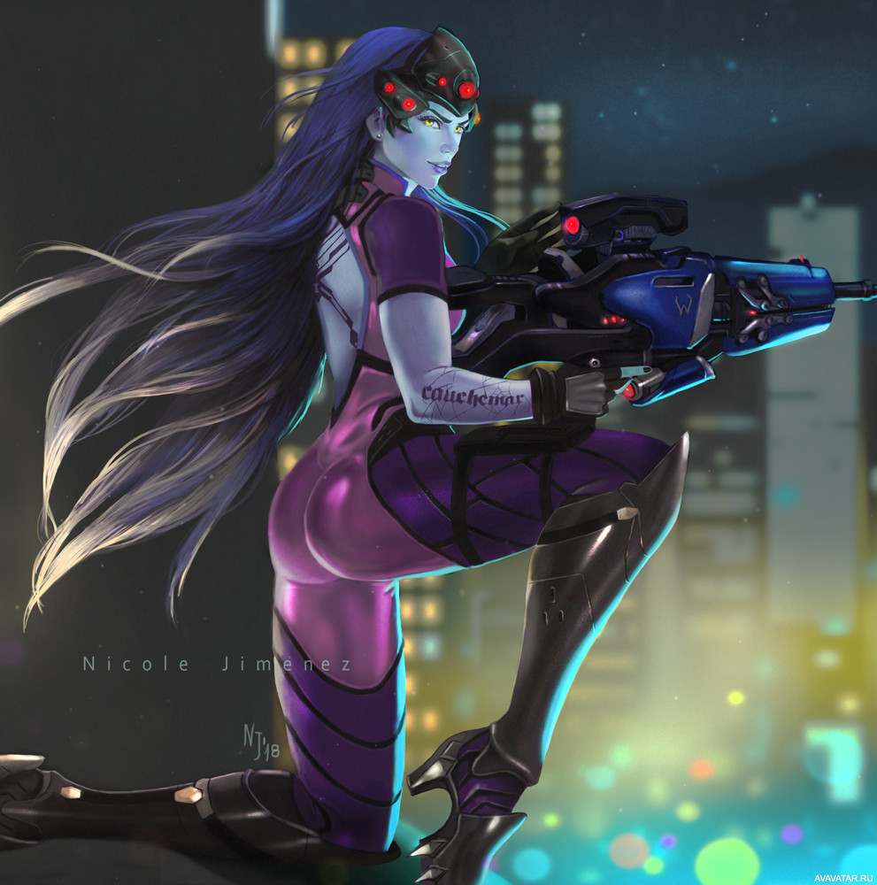 Изображения персонажей Overwatch Widowmaker