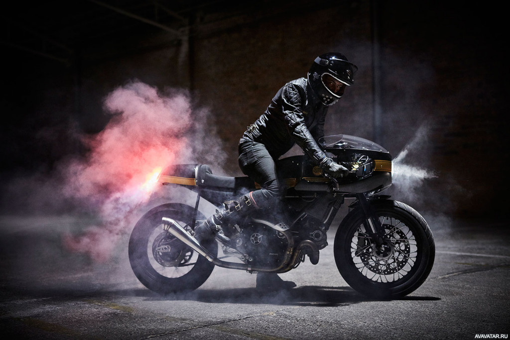 Ducati Cafe Racer Biker