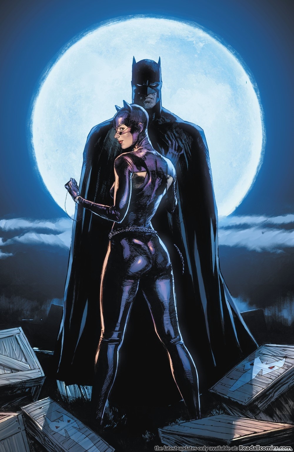 картинки бэтмен и женщина кошка любовь