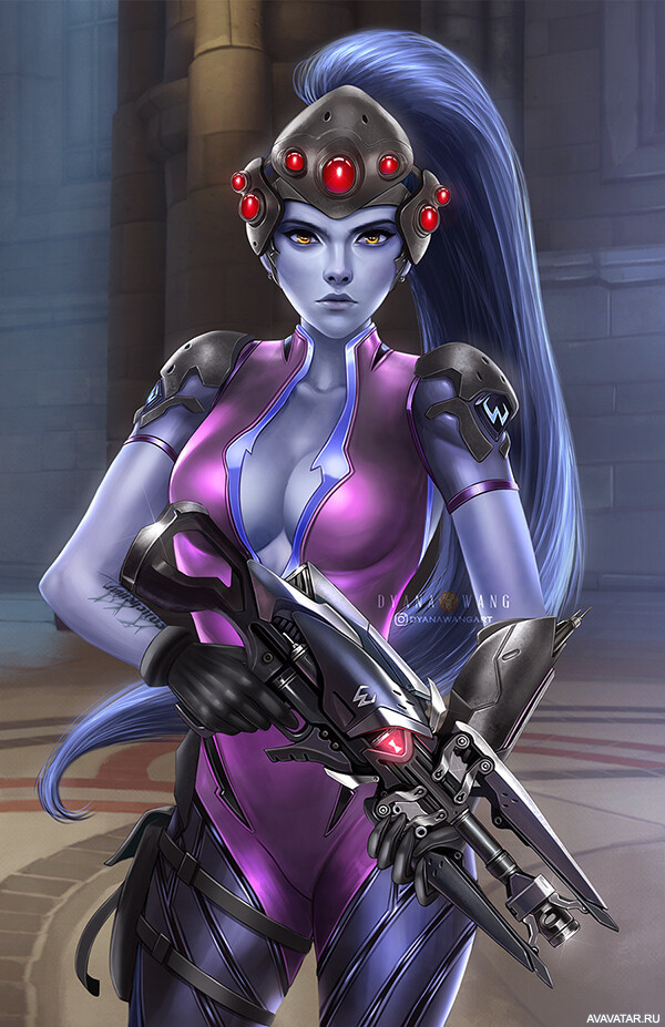 Игры, Overwatch, Widowmaker. 