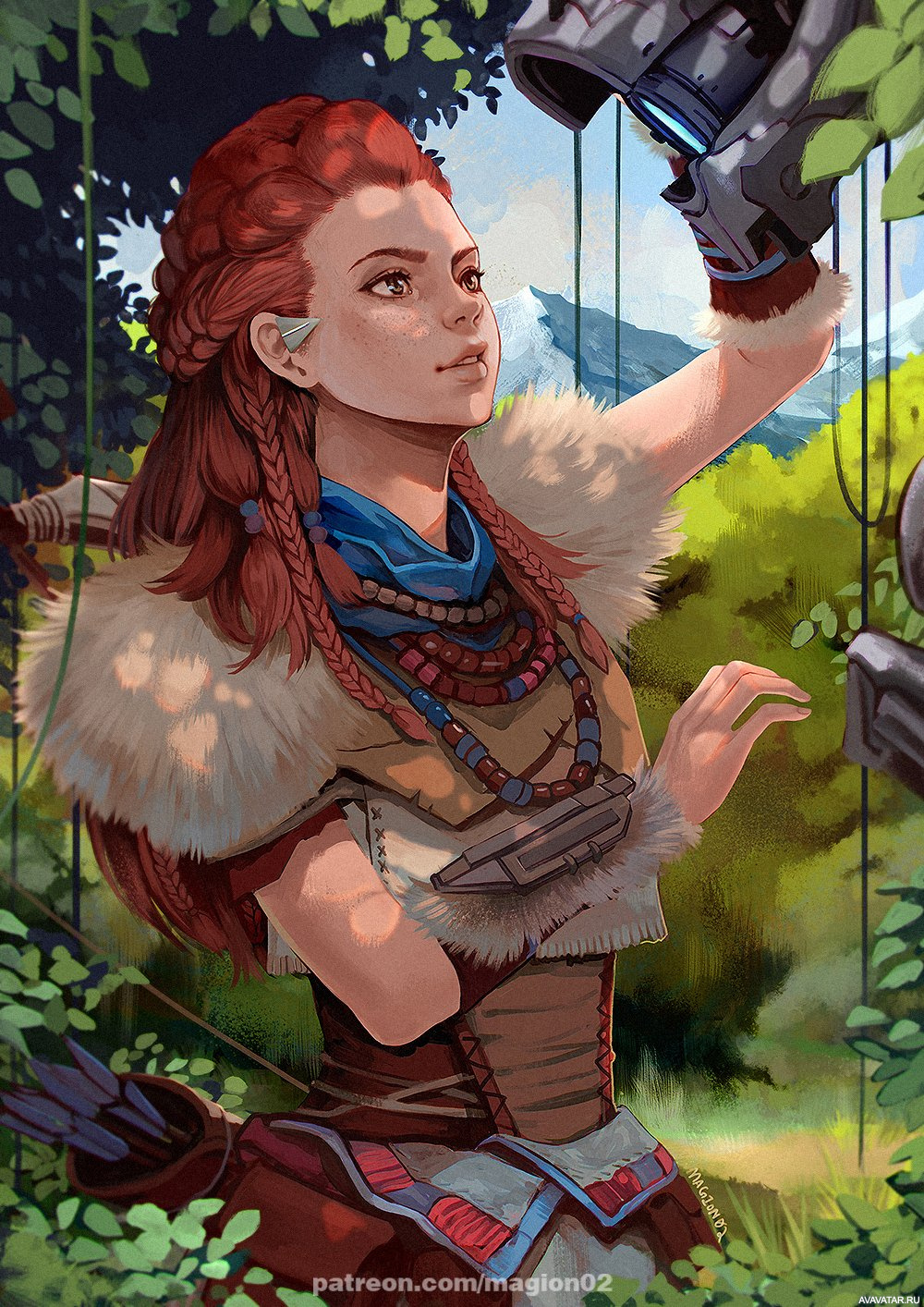 Животные и природа в Horizon Zero Dawn