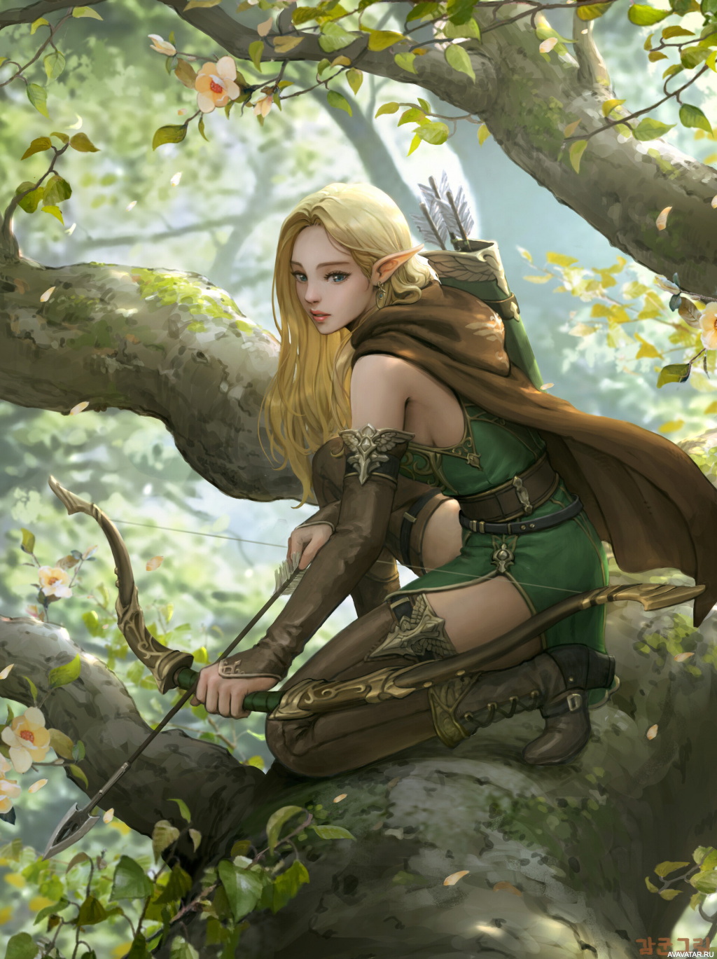 Эльфийка-лучница ( Elf
