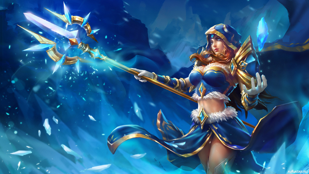 Иллюстрация Dota 2 Crystal Maiden