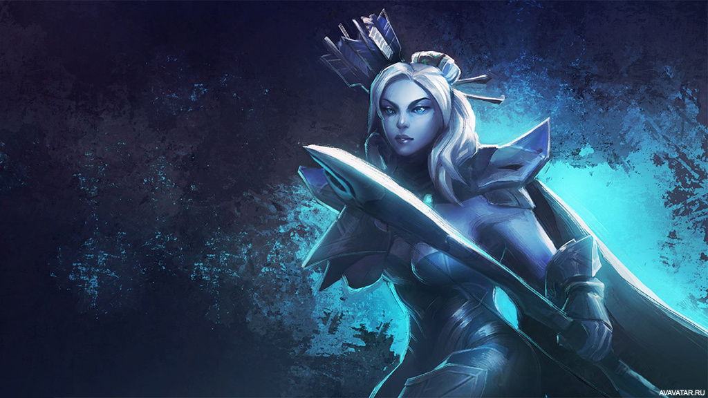 Drow Ranger в роли персонажа в Dota 2