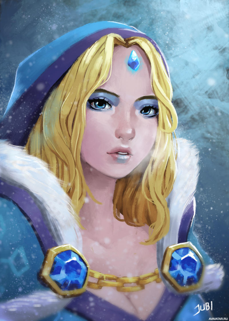 Ледяные способности Crystal Maiden