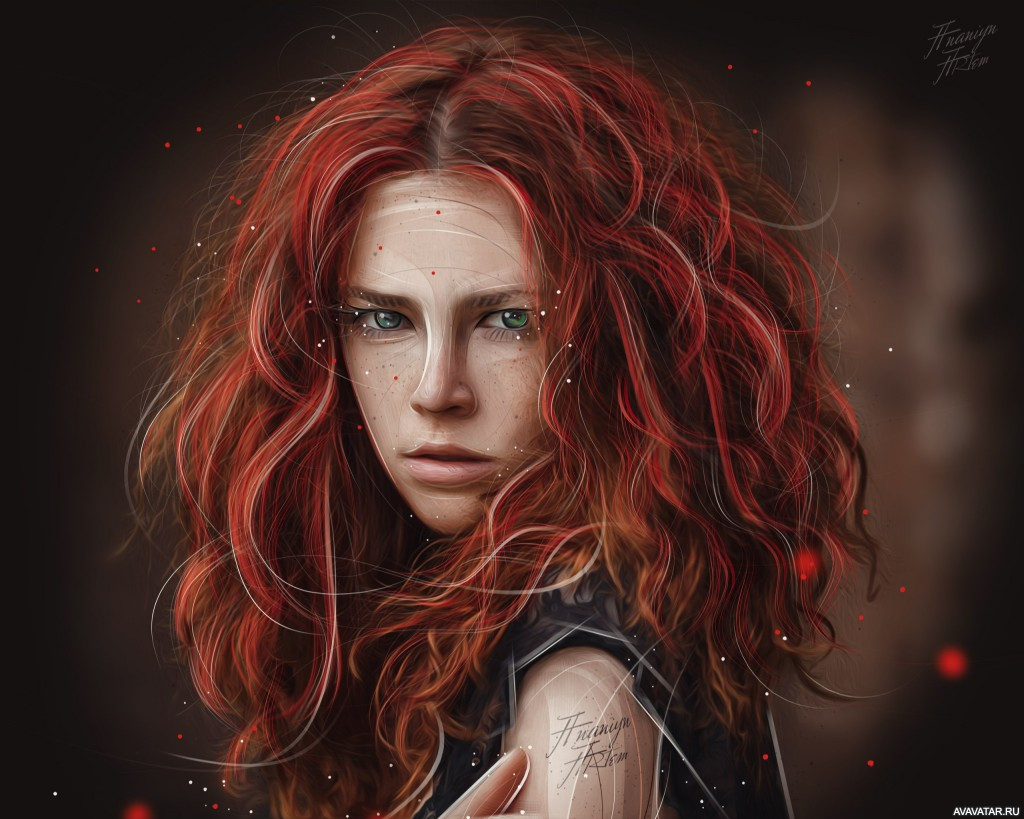 Фэнтези ведьмы с рыжими волосами