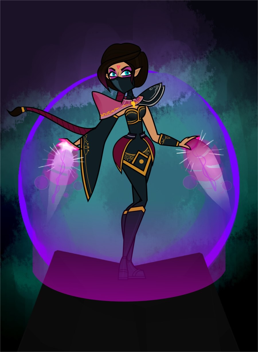 Игры, Дота 2, Templar Assassin. Картинка на аву 900x1228px