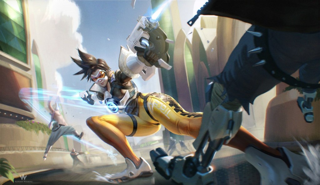 Overwatch Tracer использует пульсовую бомбу