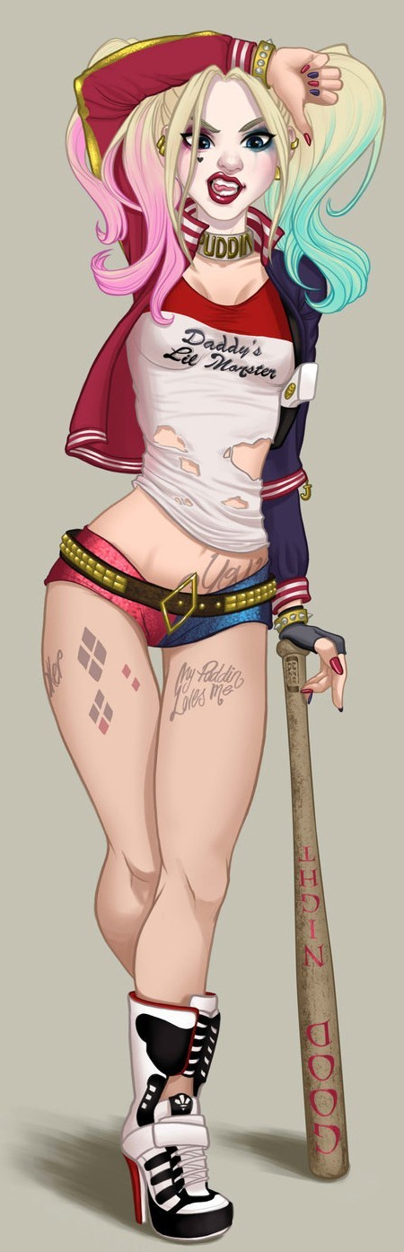 Карикатура Харли Квинн / Harley Quinn